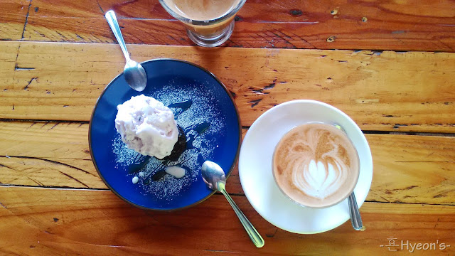 High Tea @ Breadboss Bakery Cafe; Coffee Latte & Yogurt Ice-Cream