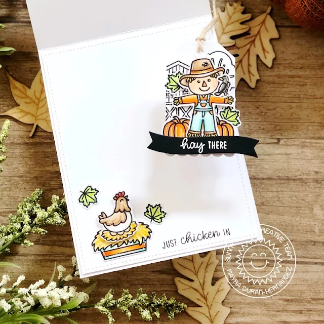 Sunny Studio Stamps: Farm Fresh Harvest Mice Bountiful Autumn Fall Themed Card by Mayra Duran-Hernandez