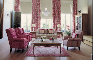 Harlequin Living Room Design Interior