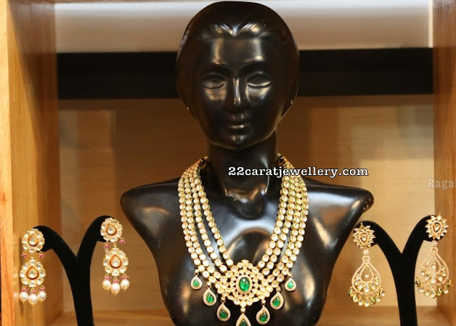 Four Layer Kundan Long Chain by Jaipurgems