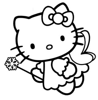  Mewarnai  Gambar Hello  Kitty  Free Download BLOG MEWARNAI 