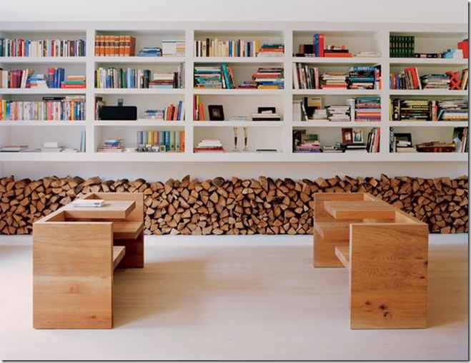 estante repleta de livros