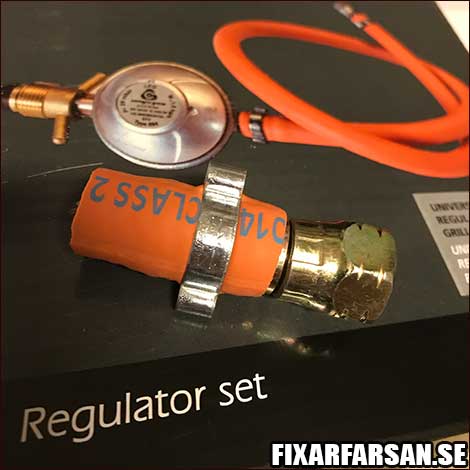 Regulator Gasolgrill Koppling