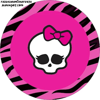 Monster High Free Printable Toppers. 