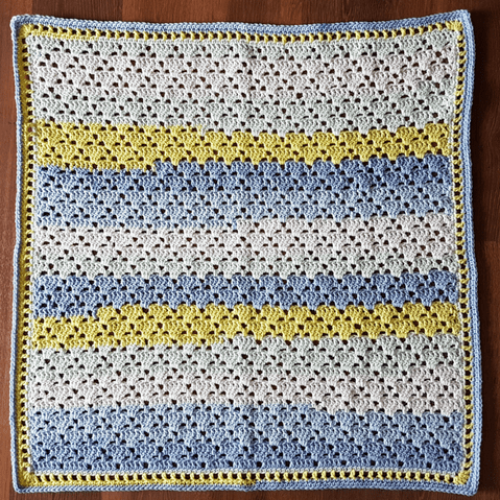 Beautiful Baby Boy Blanket - Free Pattern