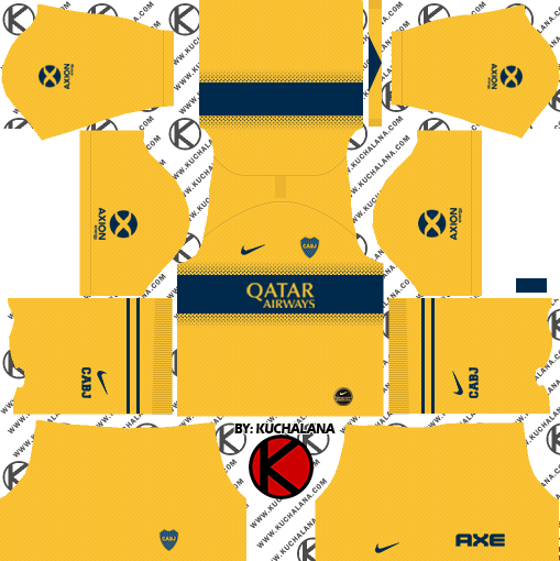 Boca Juniors 20192020 Kit Dream League Soccer Kits