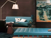 Brown And Blue Living Room Decor