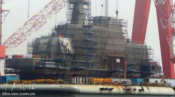 Pembangunan Kapal Induk Pertama China