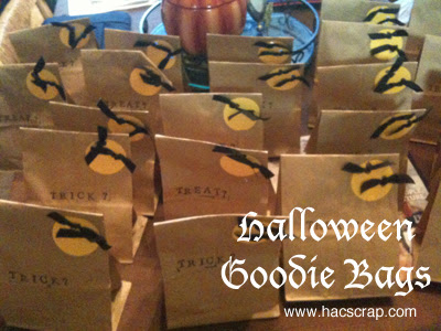 Easy Paper Bag Halloween Treat Bags