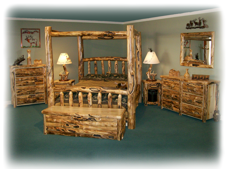 Log Furniture Beds