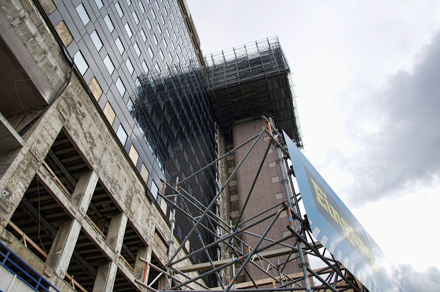 Baustelle Philips-Hochhaus, 73 Meter Höhe, Hotelkette Riu, Martin-Luther-Straße 1 / Kleiststraße, 10777 Berlin, 03.09.2013