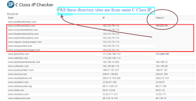 "C Class IP" is important in SEO