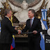 El presidente Mauricio Macri recibió a su par de Colombia