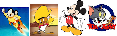 New idea, Mighty Mouse, Speedy Gonzales, Mickey Mouse, Jerry, Super Mouse