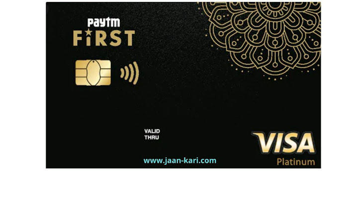 paytm credit card