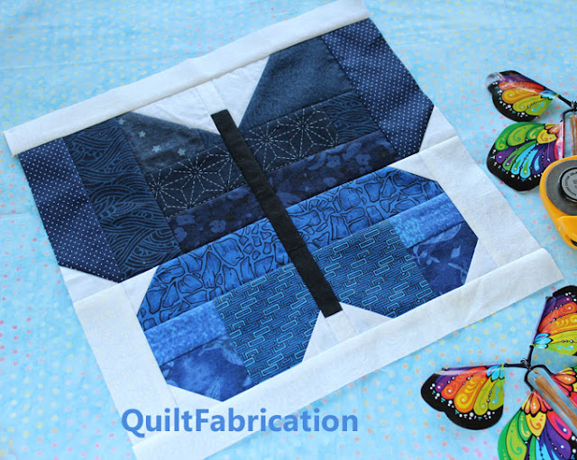 BUTTERFLY-BUG-QUILT BLOCK-QUILTING-EASY-BEGINNER