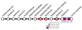 MBTA - Franklin Line - Reminder: shuttle bus service on weekends through March 2020