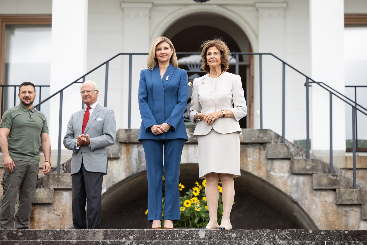 King Carl Gustaf and Queen Silvia took a personal interest in funding the restoration of Zmiivka village's infrastructure, formerly known as Gammalsvenskby, an ancient Swedish settlement.