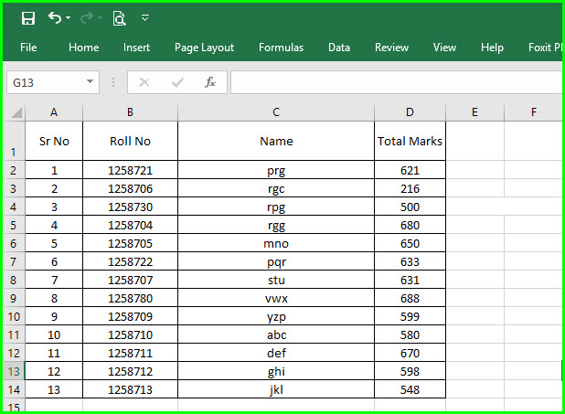 Examples of vlookup function in excel.