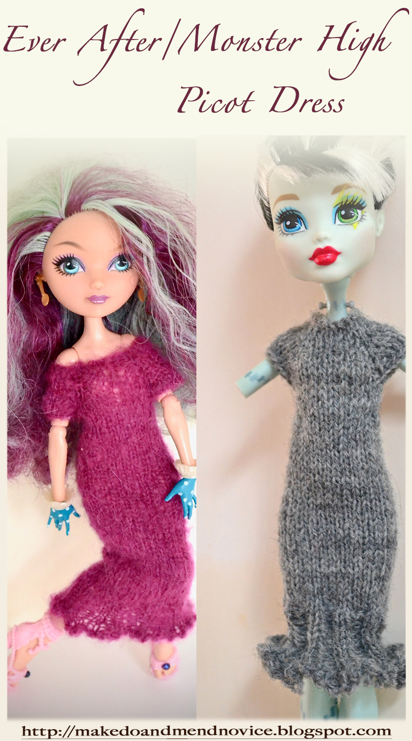 Free Monster High Ever After High Doll Dress Pattern