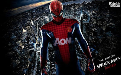 Wallpapers Spiderman Manchester United (MU) 2012-2013
