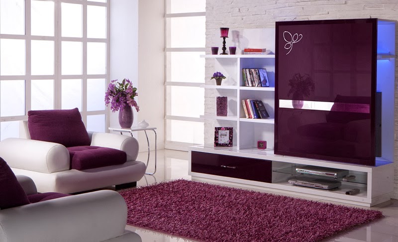 Trend Interior 2014 Memadukan Ungu Dengan Warna  Lain De 