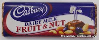 cadbury fruit and nut