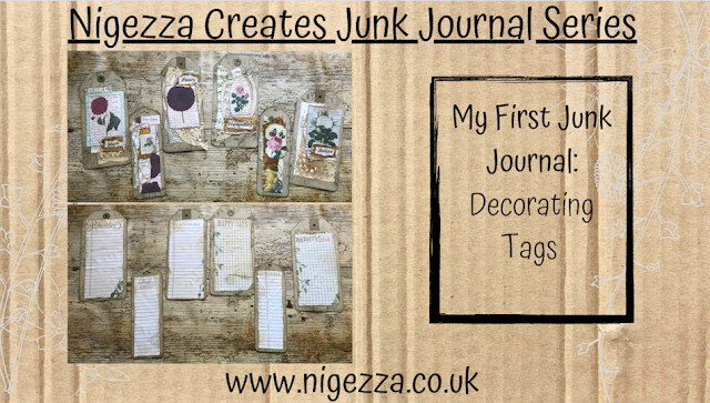 Nigezza Creates My First Junk Journal: Decorating Tags 