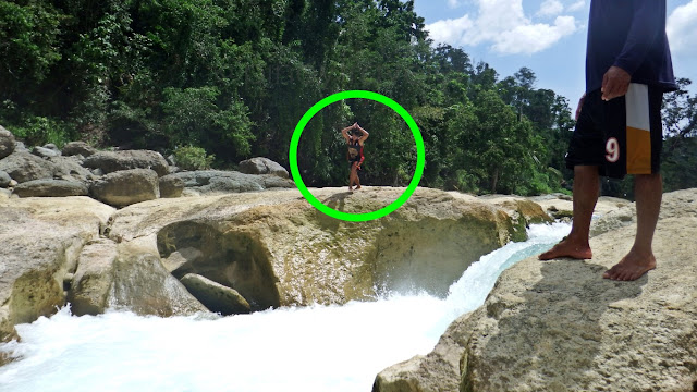 low-level rock diving at Torpedo Boat Adventure Ride, Brgy Tenani, Paranas Samar