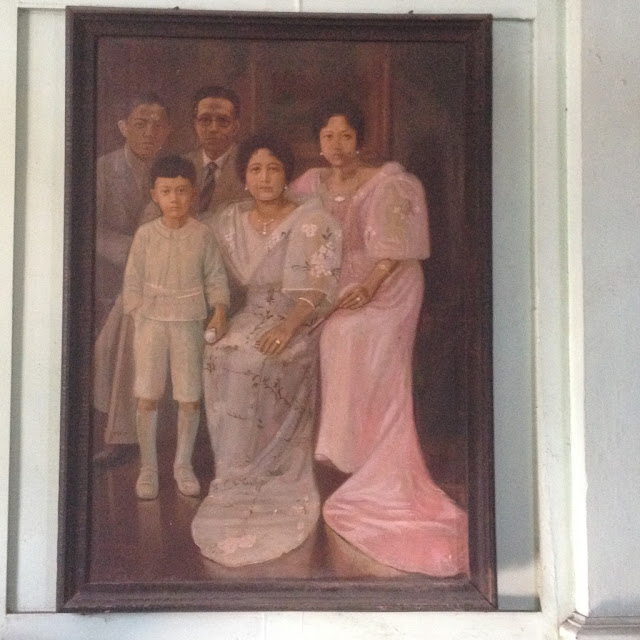 Family portrait at the Don Bernardino Jalandoni Ancestral House and Museum 