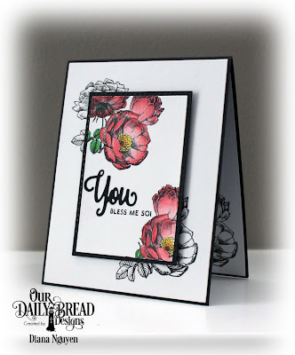 Diana Nguyen, You Bless Me So, Our Daily Bread Designs, Fragrance, rose, cas, card
