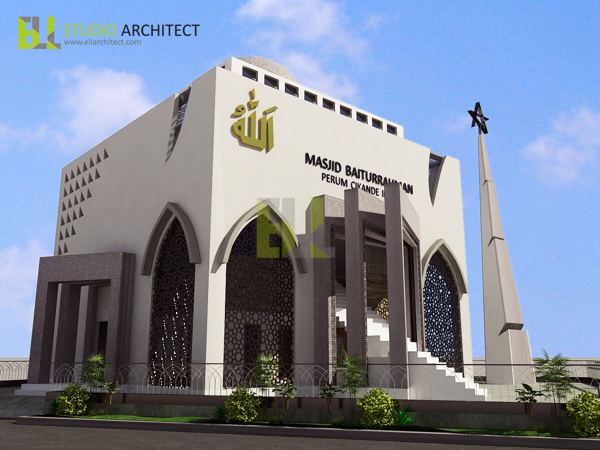 Desain masjid minimalis modern baiturrahman desain masjid minimalis 