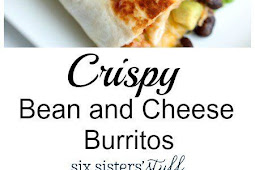 Crispy Bean and Cheese Burritos