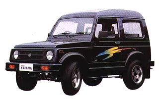 Black katana car
