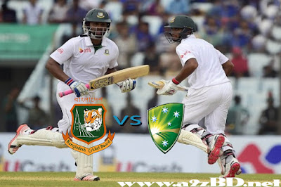 Bangladesh Vs Australia Test Series 2015 Fixture & Live Match