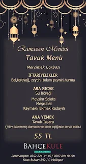 bahçekule barbekü restaurant kayseri iftar menüleri ramazan 2019 kayseri restoranları