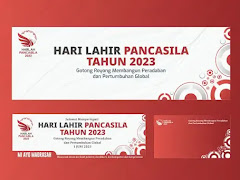 Spanduk, Banner, dan Backdrop Hari Lahir Pancasila 2023