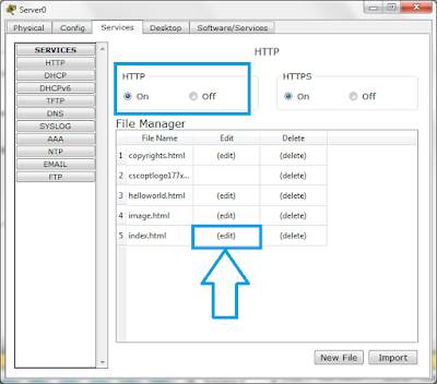 Simulasi HTTP di Server-PT | Cisco Packet Tracer