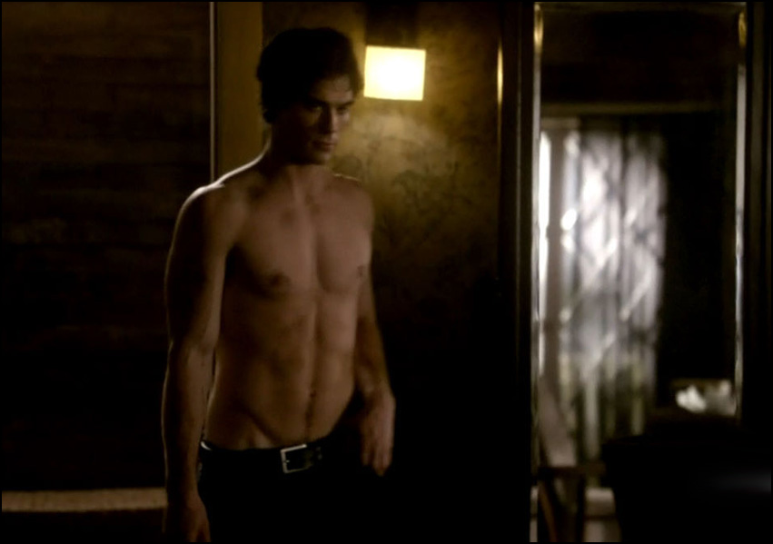 vampire diaries damon shirtless. Vampire Diaries Damon And