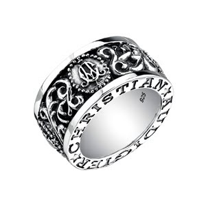 Christian Audigier Ring for Men on Black Tie Stiletto Blog