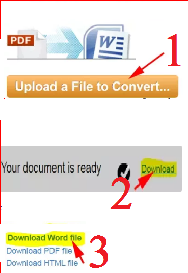 تحويل ملف Pdf الى Word يدعم اللغة العربية بدون برامج Convert Pdf