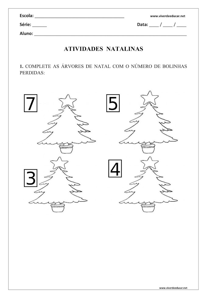 Atividades Sobre o Natal para Educação Infantil