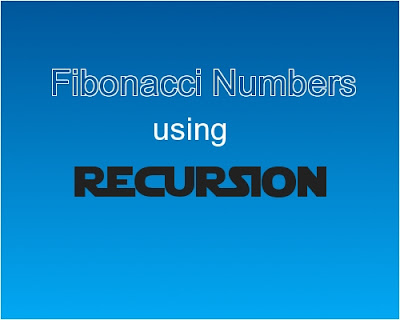 C++ program - Fibonacci numbers using recursion