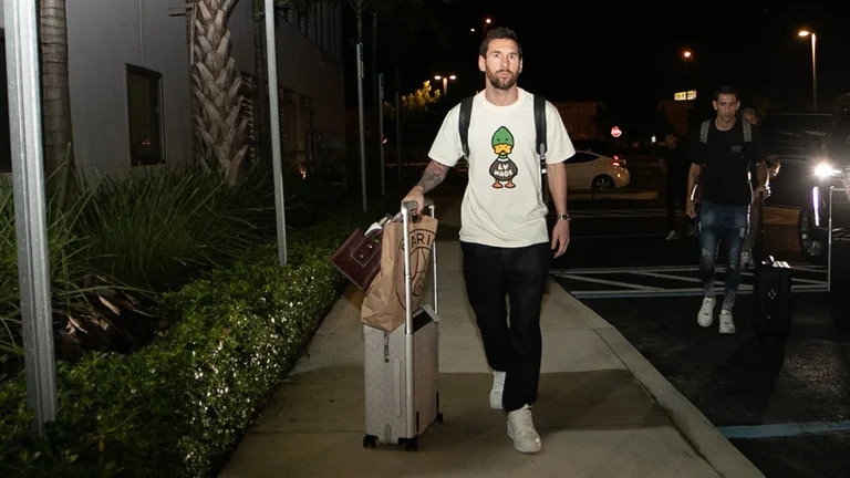 El look que Lionel Messi lució en su arribo a Miami fue furor