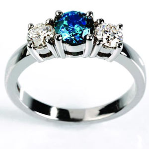 Blue Worlds Expensive Diamond Engagement and Wedding Ring