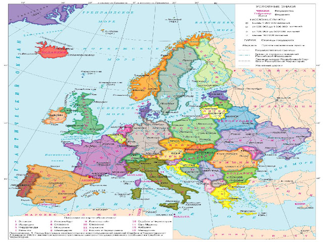 Map Europe With Capitals