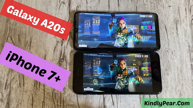 مقارنة بين iPhone 7 Plus vs Galaxy A20s أيهما الأقوى في تشغيل الألعاب
