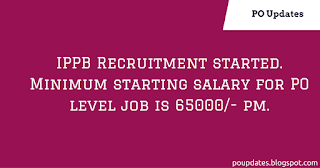 Recruitment Notification For Various Jobs In IPPB