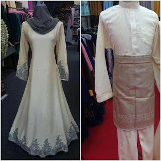 baju nikah putih online