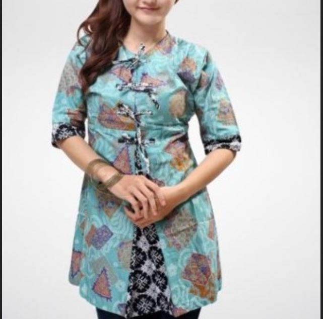 Model Baju  Batik Wanita  Gemuk  Sedang Yang Cocok Untuk  